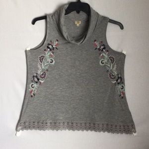 Womens sz large True Craft lightweight sleeveless turtleneck